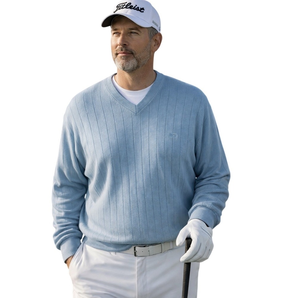 Dockers Premium Golf‎ Ribbed V-Neck Sweater Size 3XLT – NWT